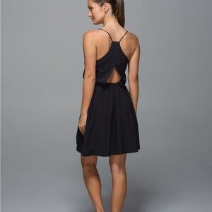 Lululemon City Summer Dress Black size 4 EUC Travel Sundress